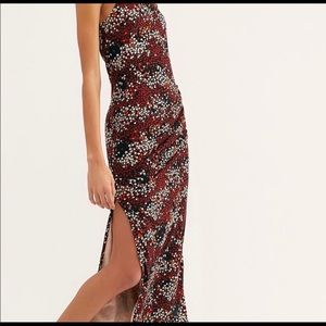 Free People Stealing Kisses Midi Dress